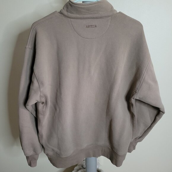 Aritzia 1/2 Zip Fleece Lined Sweatshirt - Picture 6 of 10